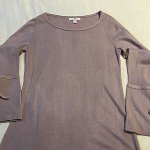 Pale Purple Long Sleeve Blouse